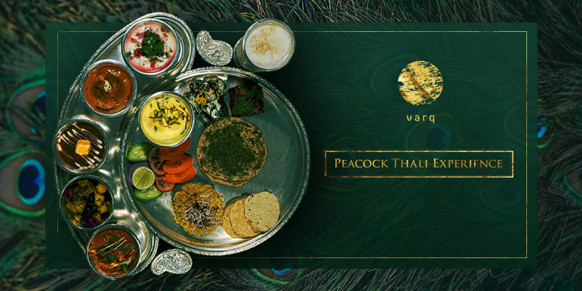 Peacock Thali Lunch at Varq preview