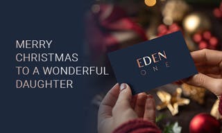 Cash Gift Voucher - Merry Christmas to a Wonderful Daughter preview
