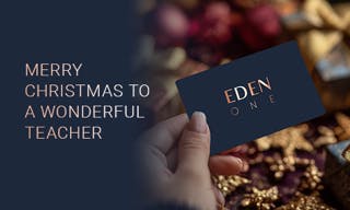 Cash Gift Voucher - Merry Christmas to a Wonderful Teacher preview