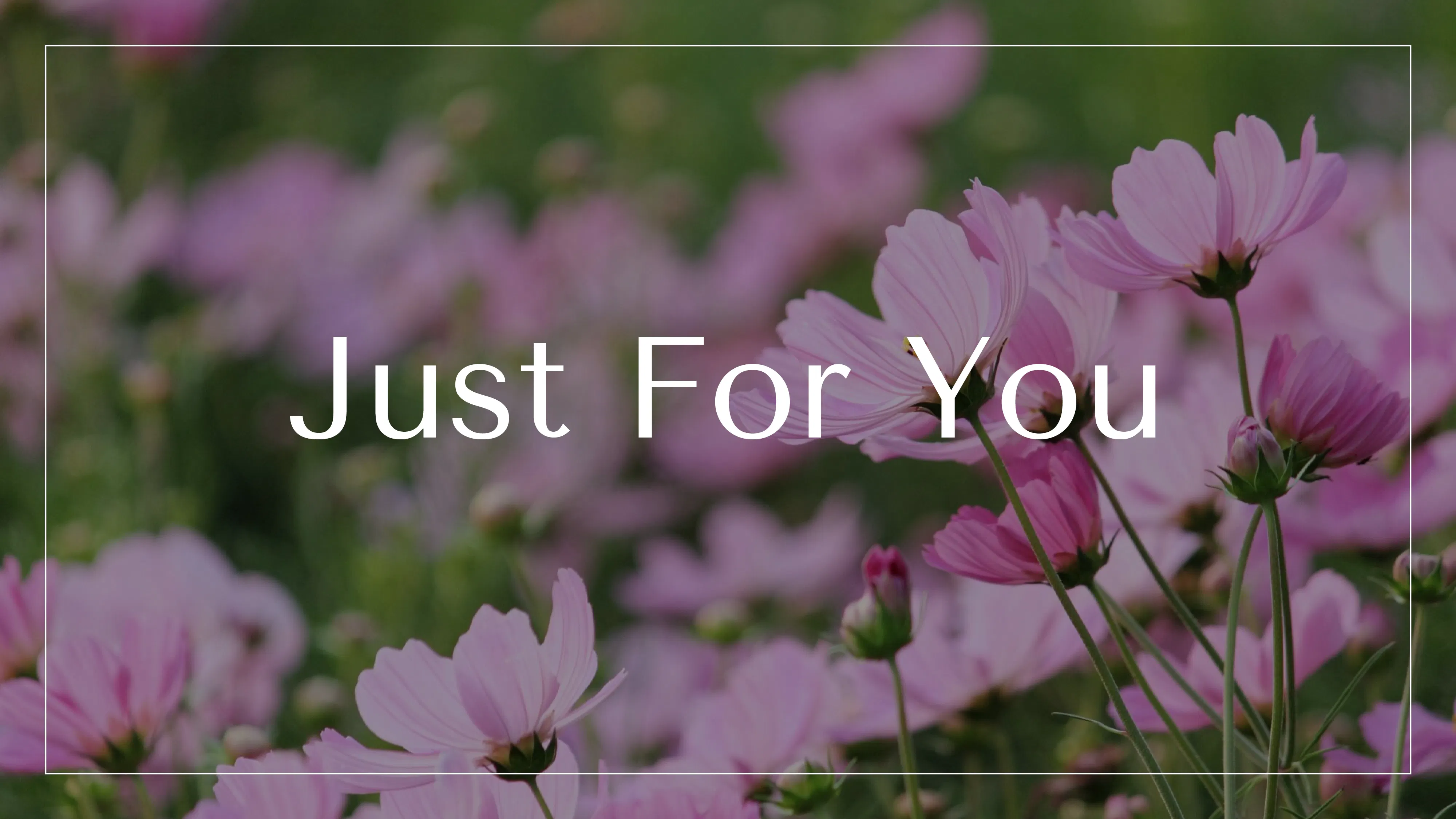 Just For You preview